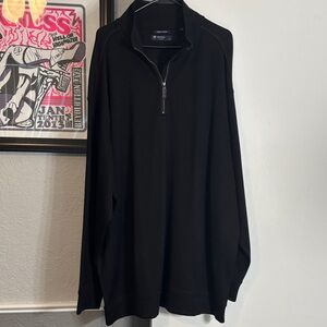 Daniel Cremieux Black Zip-Up Sweater